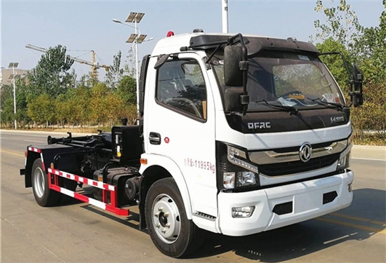 國(guó)六東風(fēng)凱普特勾臂式垃圾車 國(guó)六東風(fēng)凱普特勾臂式垃圾車